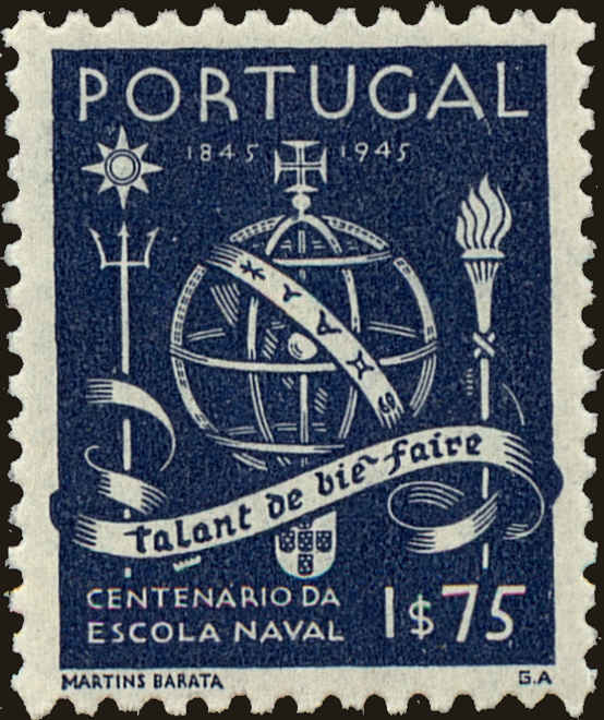 Front view of Portugal 661 collectors stamp