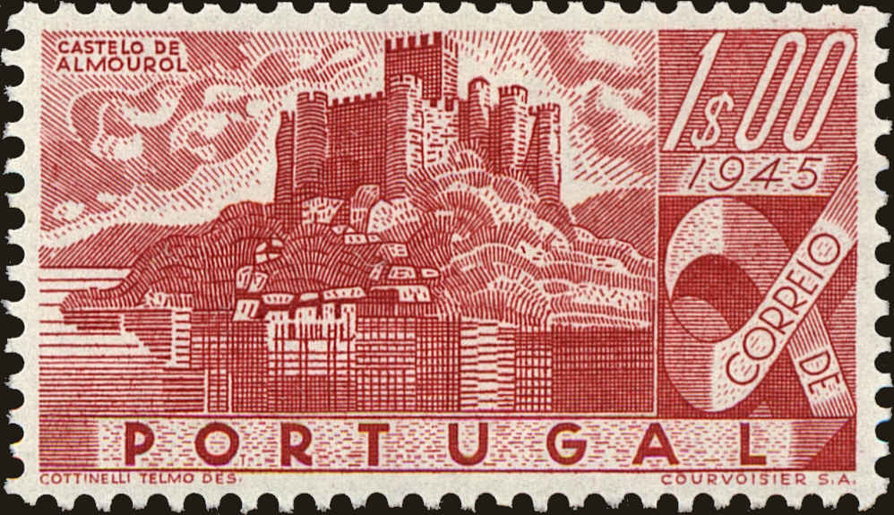 Front view of Portugal 666 collectors stamp