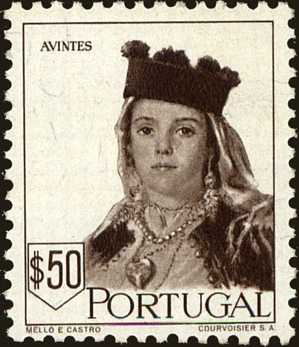 Front view of Portugal 678 collectors stamp
