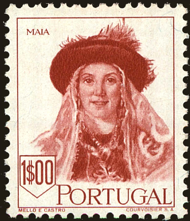 Front view of Portugal 679 collectors stamp