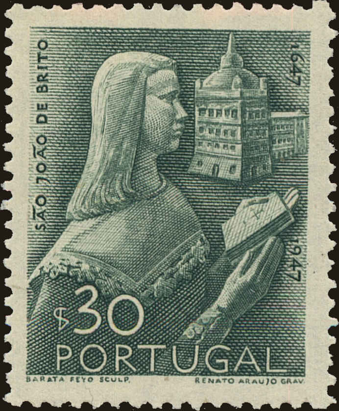 Front view of Portugal 689 collectors stamp