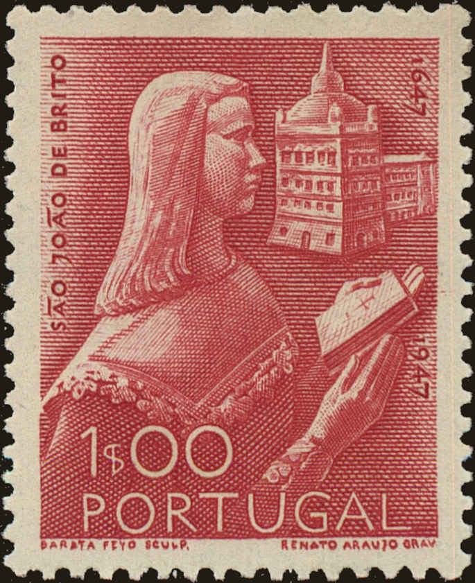 Front view of Portugal 691 collectors stamp