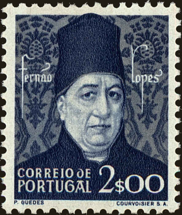 Front view of Portugal 700 collectors stamp