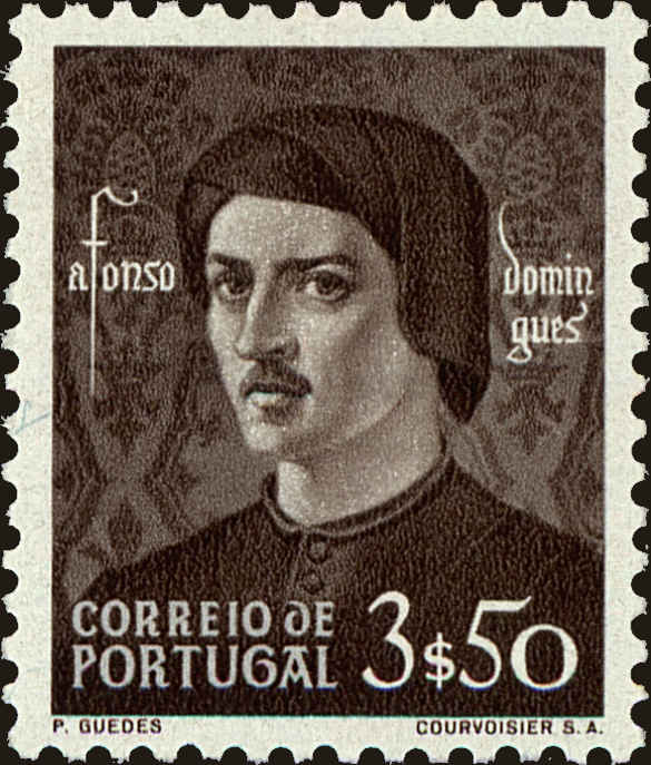 Front view of Portugal 701 collectors stamp