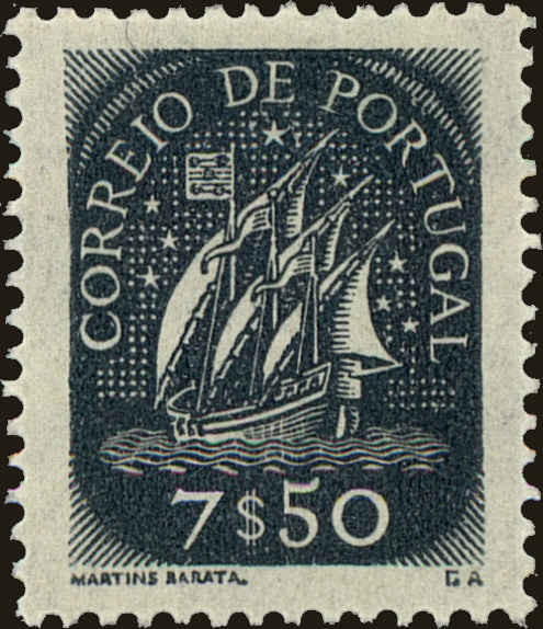 Front view of Portugal 710 collectors stamp