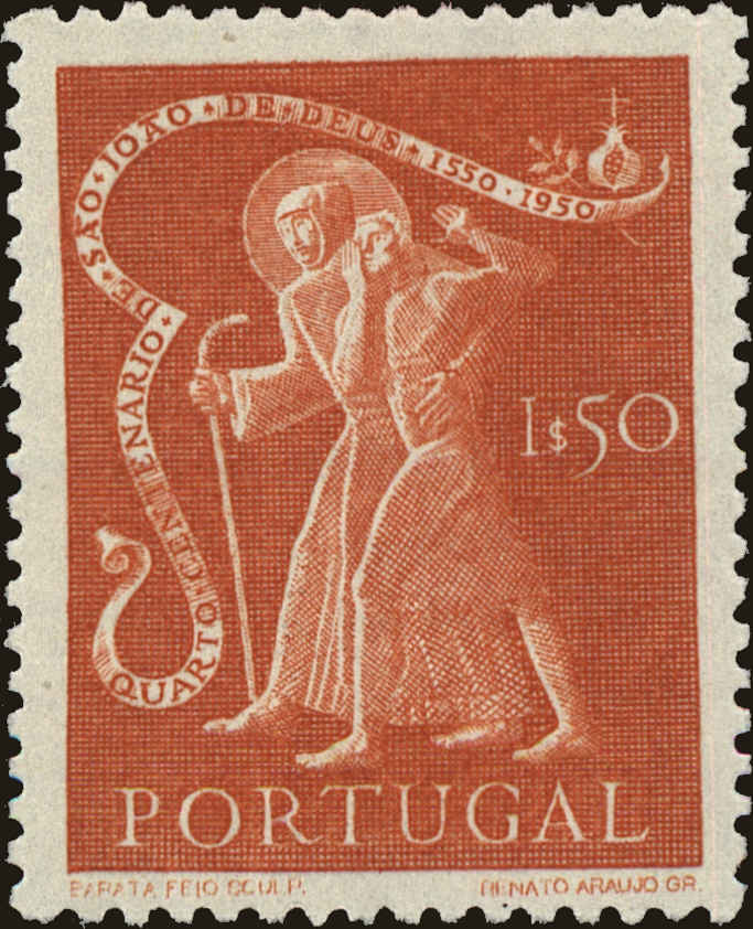 Front view of Portugal 724 collectors stamp