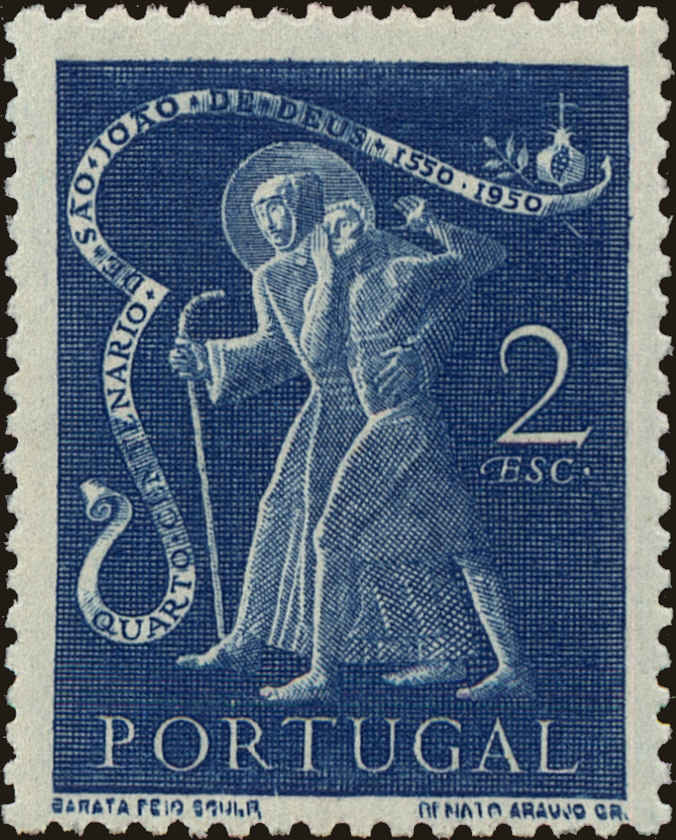 Front view of Portugal 725 collectors stamp