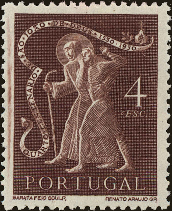 Front view of Portugal 726 collectors stamp