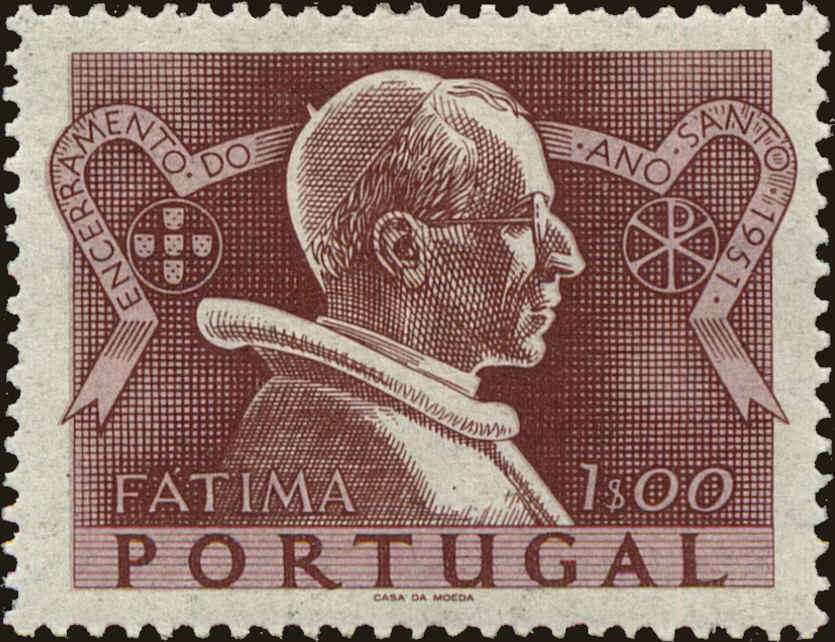 Front view of Portugal 733 collectors stamp