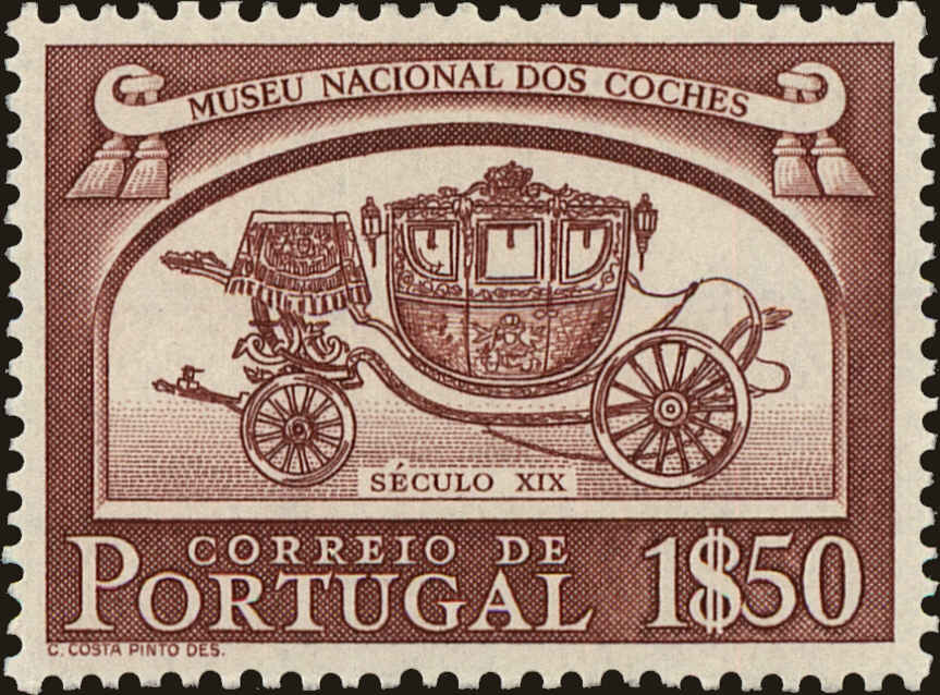 Front view of Portugal 745 collectors stamp
