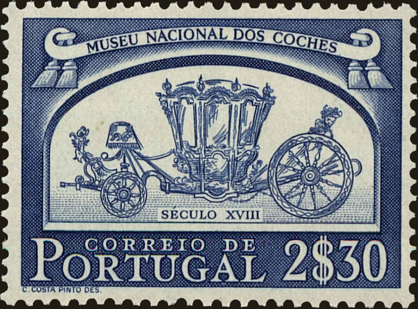 Front view of Portugal 746 collectors stamp