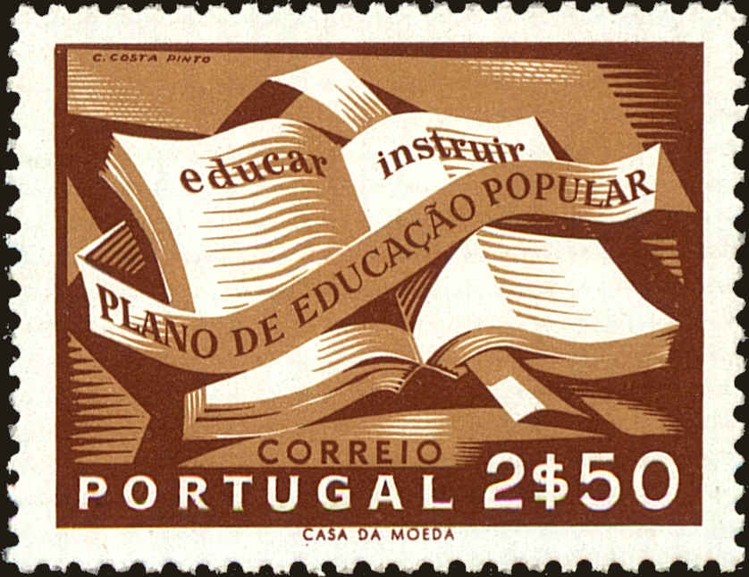Front view of Portugal 797 collectors stamp