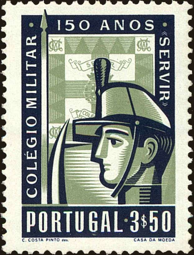 Front view of Portugal 799 collectors stamp