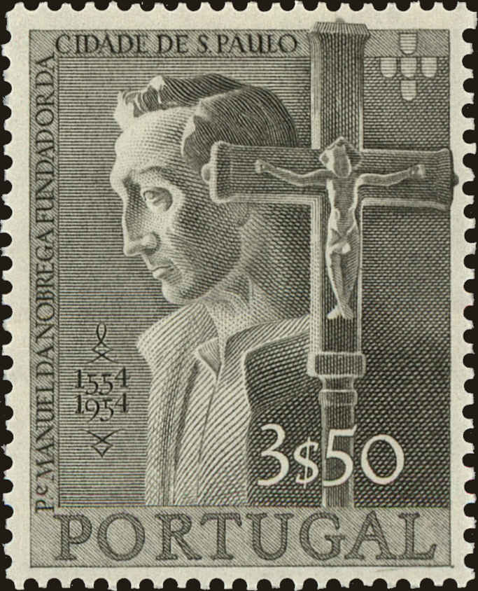 Front view of Portugal 802 collectors stamp