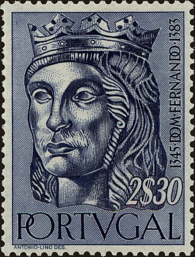 Front view of Portugal 812 collectors stamp
