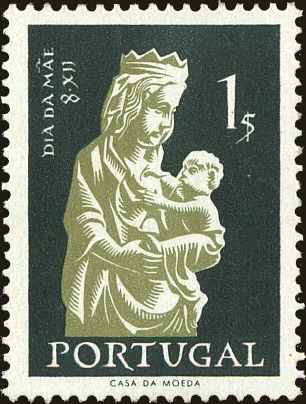 Front view of Portugal 822 collectors stamp