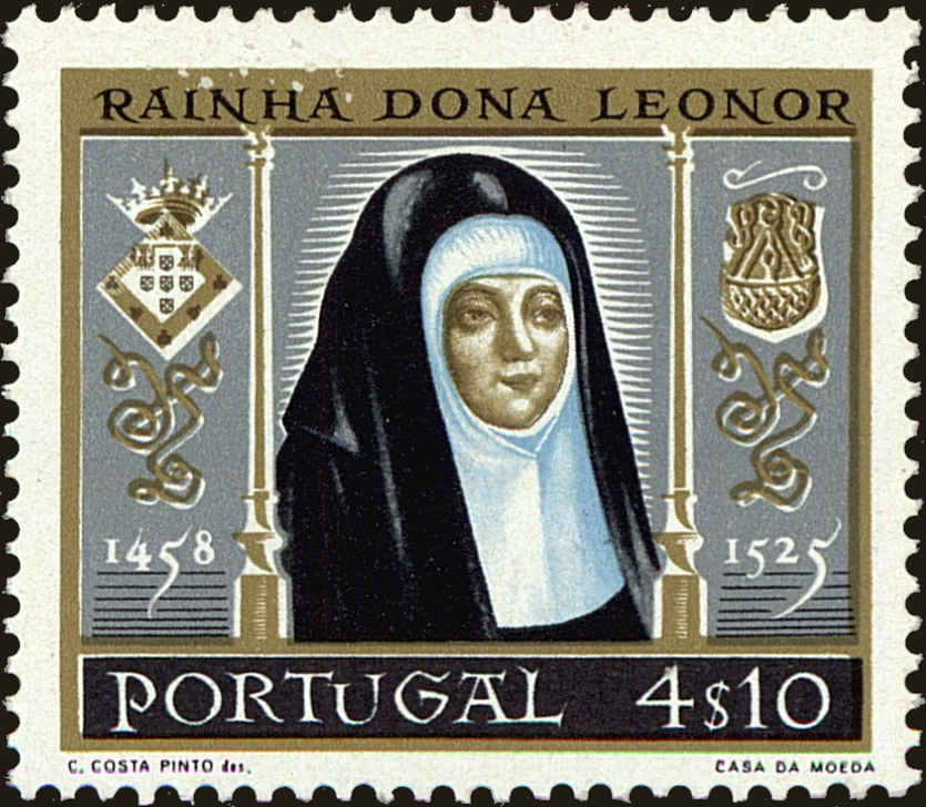 Front view of Portugal 843 collectors stamp
