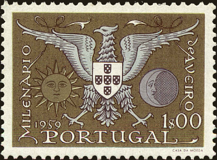 Front view of Portugal 844 collectors stamp