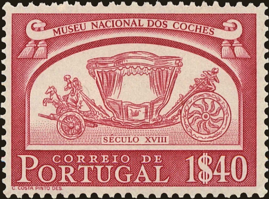 Front view of Portugal 744 collectors stamp