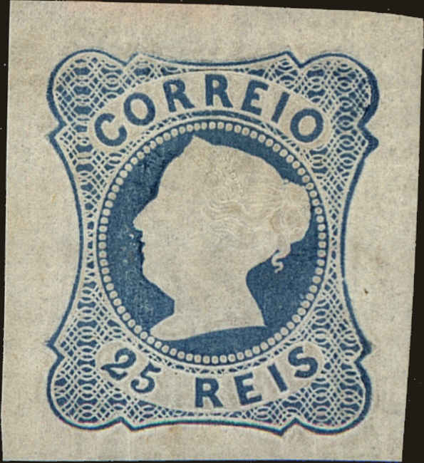 Front view of Portugal 2 collectors stamp