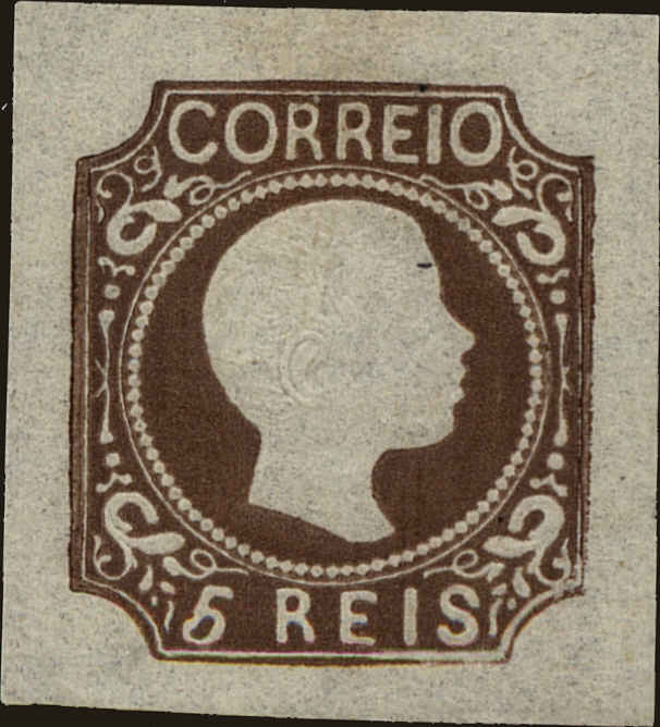 Front view of Portugal 9 collectors stamp