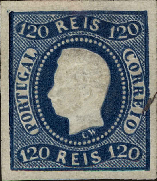 Front view of Portugal 32 collectors stamp