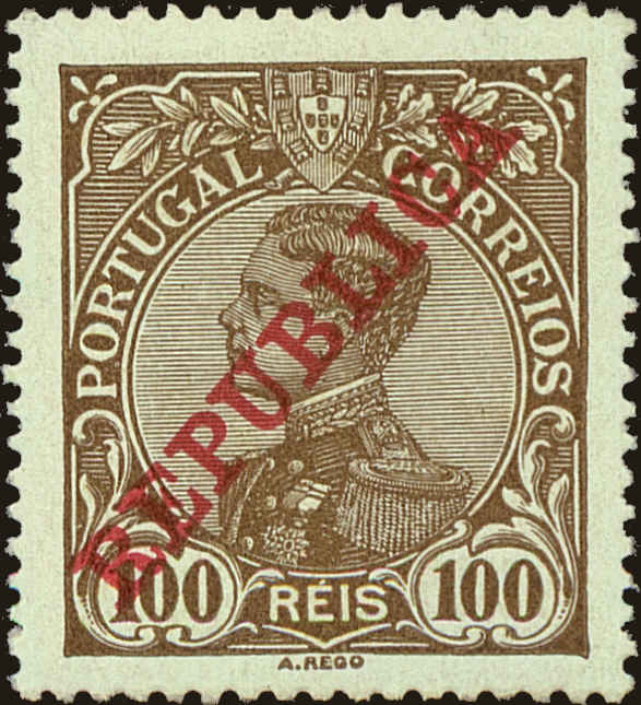 Front view of Portugal 179 collectors stamp