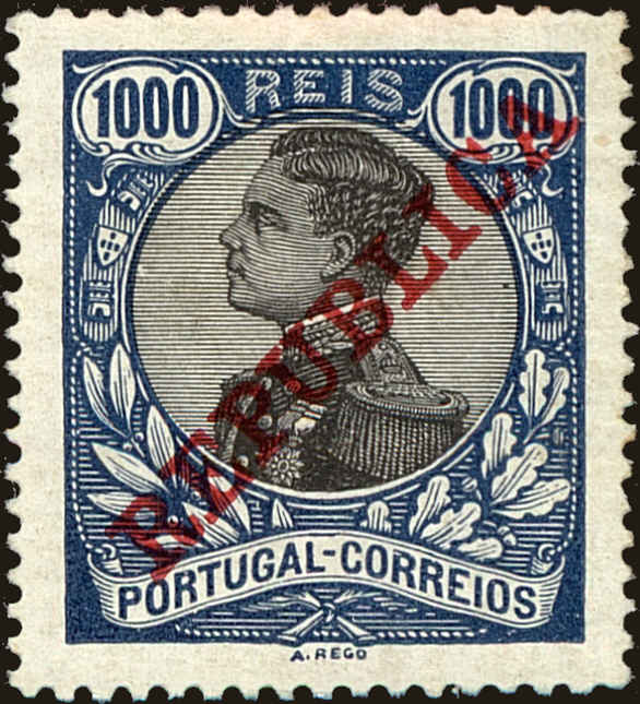 Front view of Portugal 183 collectors stamp