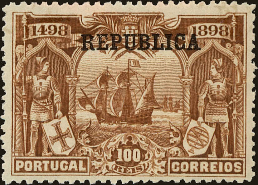 Front view of Portugal 191 collectors stamp