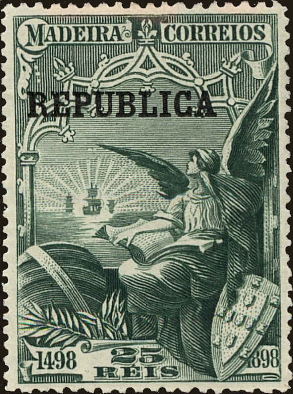 Front view of Portugal 201 collectors stamp
