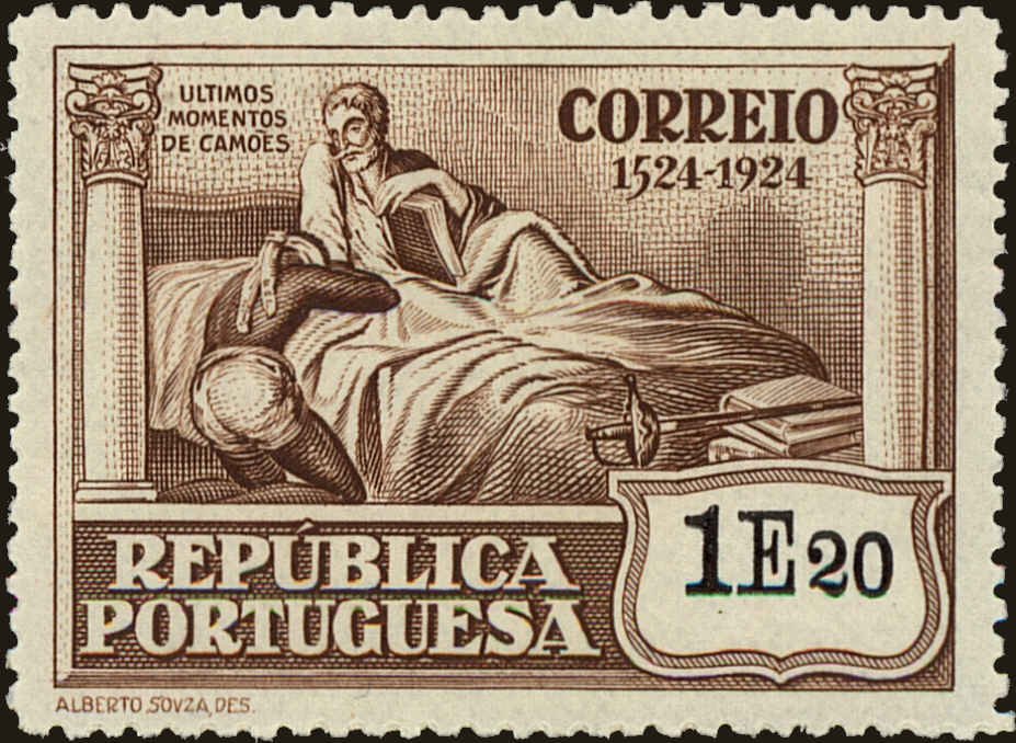 Front view of Portugal 336 collectors stamp