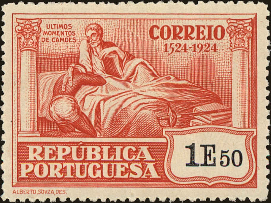 Front view of Portugal 337 collectors stamp