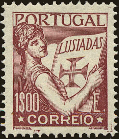 Front view of Portugal 512 collectors stamp