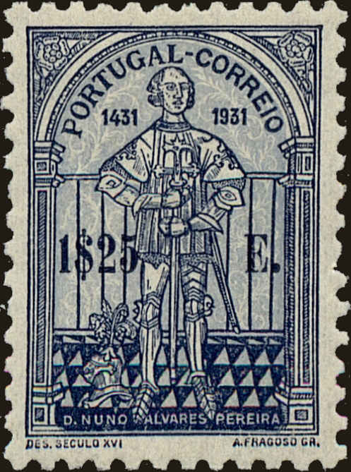 Front view of Portugal 538 collectors stamp
