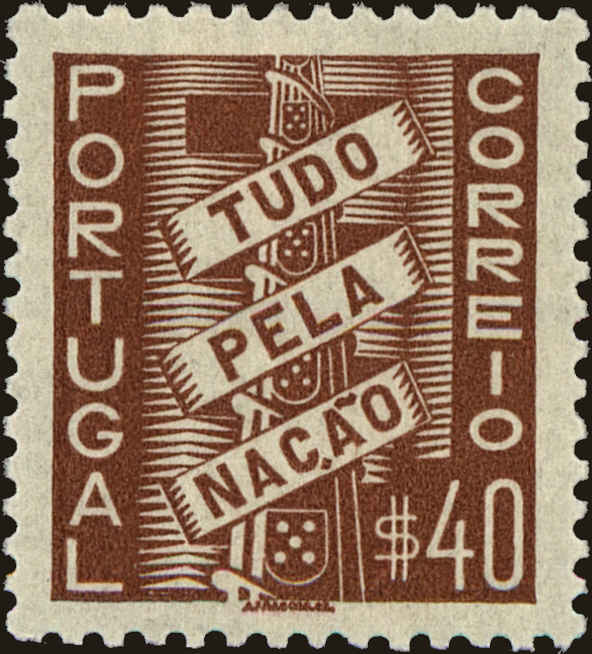 Front view of Portugal 567 collectors stamp