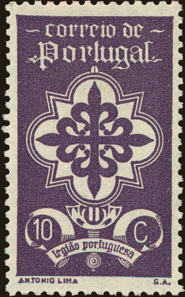 Front view of Portugal 580 collectors stamp