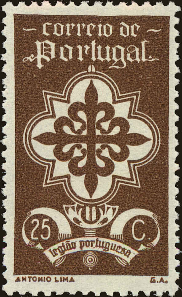 Front view of Portugal 582 collectors stamp
