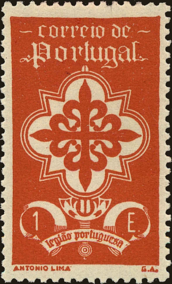 Front view of Portugal 585 collectors stamp