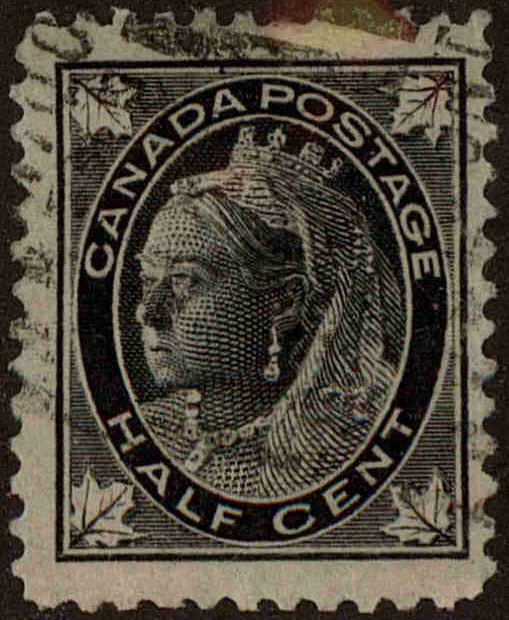 Front view of Canada 66 collectors stamp