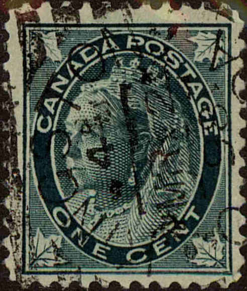 Front view of Canada 67 collectors stamp