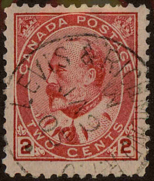 Front view of Canada 90 collectors stamp