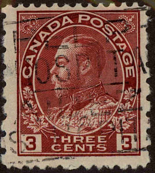 Front view of Canada 184 collectors stamp