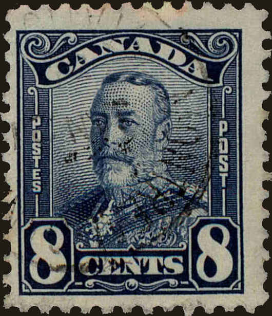 Front view of Canada 154 collectors stamp