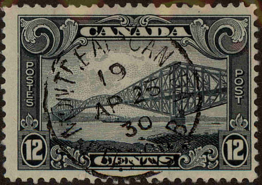 Front view of Canada 156 collectors stamp