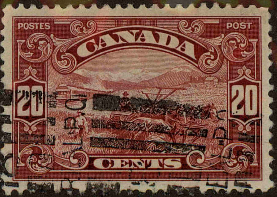 Front view of Canada 157 collectors stamp