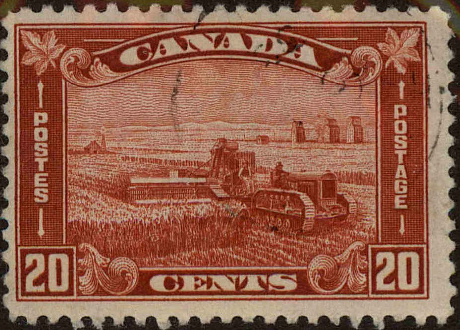 Front view of Canada 175 collectors stamp