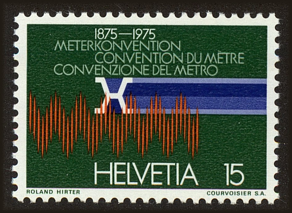 Front view of Switzerland 599 collectors stamp