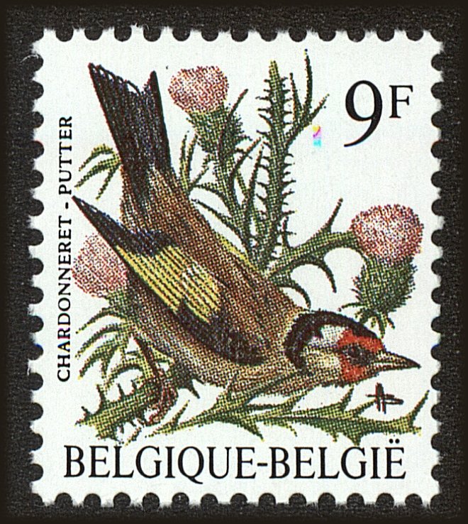 Front view of Belgium 1228 collectors stamp