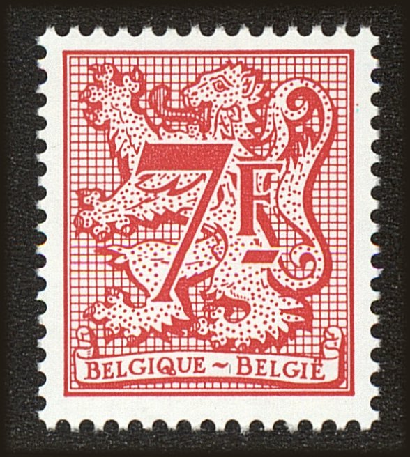 Front view of Belgium 1086 collectors stamp