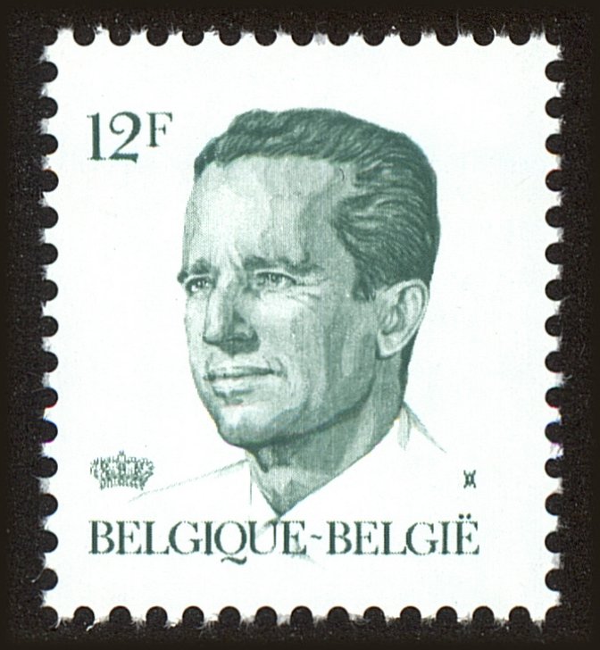 Front view of Belgium 1091 collectors stamp